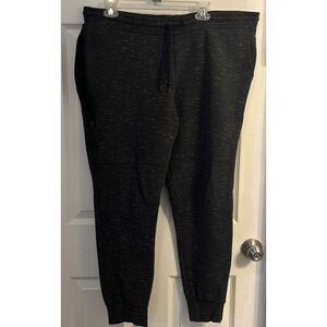 Nike‎ Jogger Sweatpants Mens XL Gray Drawstring Tapered Gym Red Tag See Desc.